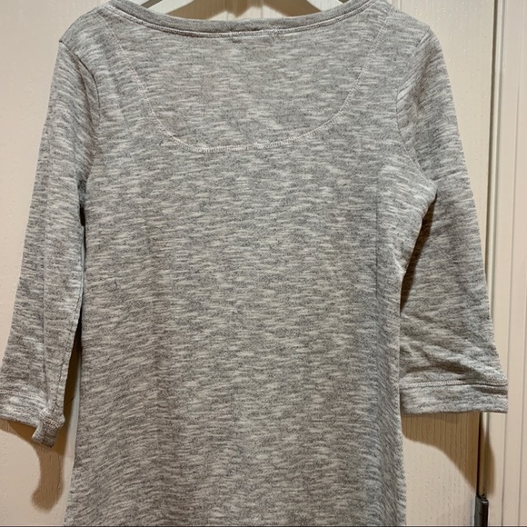 DRESS Sweatshirt Lace Heathered Gray Like New Md - Picture 5 of 9